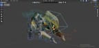 create professional 3d character rigging in blender,  maya animation and games