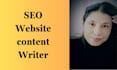be your SEO website content writer, copywriter and blog writer