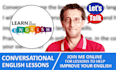 have english conversations with you to help improve your english language skills