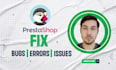 fix prestashop bugs, fatal error 500, module or theme issues fast