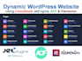 design a custom dynamic listing wordpress website with crocoblock jetengine