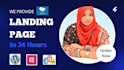 develop one page wordpress website or elementor landing page