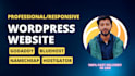 build professionaly full wordpress website on namecheap, godaddy, bluehost