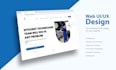 design eye catching web UI UX