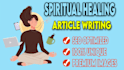write your spirituality articles or blog posts