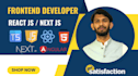 do front end web development with react js next js javascript