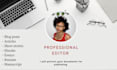 professionally proofread and edit your ebook, story, article and erotica