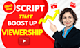 write compelling and engaging yt video scripts to boost your viewership