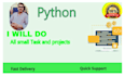 do all your python task restfull apis fastapis and database
