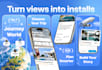 design high converting app store screenshots and play store