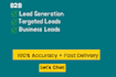 do targeted b2b lead generation, lead prospecting and list building