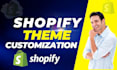 do shopify premium theme customization for any ecommerce store