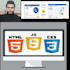 make a professional landing page in HTML, CSS and javascript