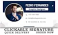 make a clickable email signature or HTML email signature