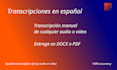 do a spanish transcription