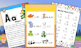create children worksheet and activity book for children