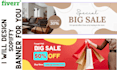 design professional shopify banners for your store