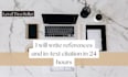 write references and in text citation in 24 hours