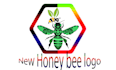professional high quality unique honey bee logo design