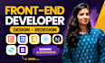be your front end web developer in react js and next js