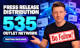 press release distribution on authority websites