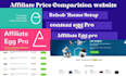 make affiliate price comparison website using rehub theme and content egg