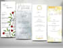 design wedding menu sign, drinks menu, dinner menu,his and hers drink sign,