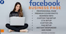 do impressive facebook business page create, setup and design
