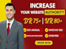 increase ahrefs domain rating dr 70 and ur 80 using white hat seo backlinks