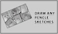 do pencil sketch portrait and illustrations