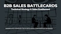 build b2b sales battle cards and sales enablement strategy