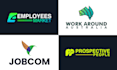 do flat logo creation for your band and website