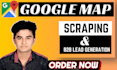 do targeted google map scraping and b2b lead generation