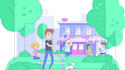 create 2d animated explainer video with voice over