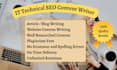do IT technical SEO content writing, telecommunication articles, blog writing