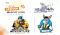 design cute cartoon character and mascot logo