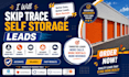do lead generation and skip tracing of self storages
