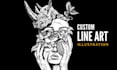 draw premium custom line art illustrations for your project
