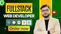 make website using react js, next js, node js