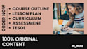 produce engaging course content, lesson plans, tesol, assessment, curriculum