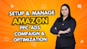 run and optimize amazon fba PPC ads campaigns for your private label brand