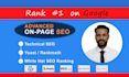 fix on page and technical SEO issues for google ranking