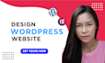 design, redesign wordpress website, blog site with elementor pro