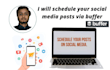 schedule your social media posts via buffer