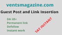 guest post and link building 0n ventsmagazine