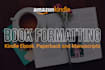 design book formatting and layout, KDP book formatting