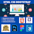 design a professional responsive website using HTML, CSS and bootstrap