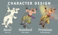 draw game art, 2d game characters, card game art and character design
