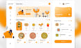 create dashboard ui ux design, web ui ux and landing page ui