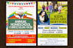 design an impeccable social media event, business flyer